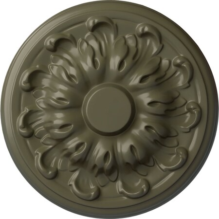 7 7/8OD X 1 1/2P Millin Ceiling Medallion (Fits Canopies Up To 2), Hand-Painted Painted Turtle